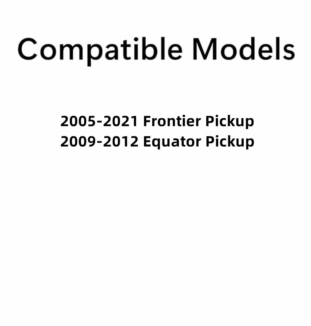 Stationary Heated Back Window Back Glass Compatible with Suzuki Equator Pickup 2009-2012 Models/Nissan Frontier Pickup 2005-2021 Models