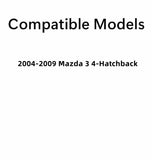 Heated Back Window Back Glass Compatible with Mazda 3 4 Door Hatchback 2004-2009 Models