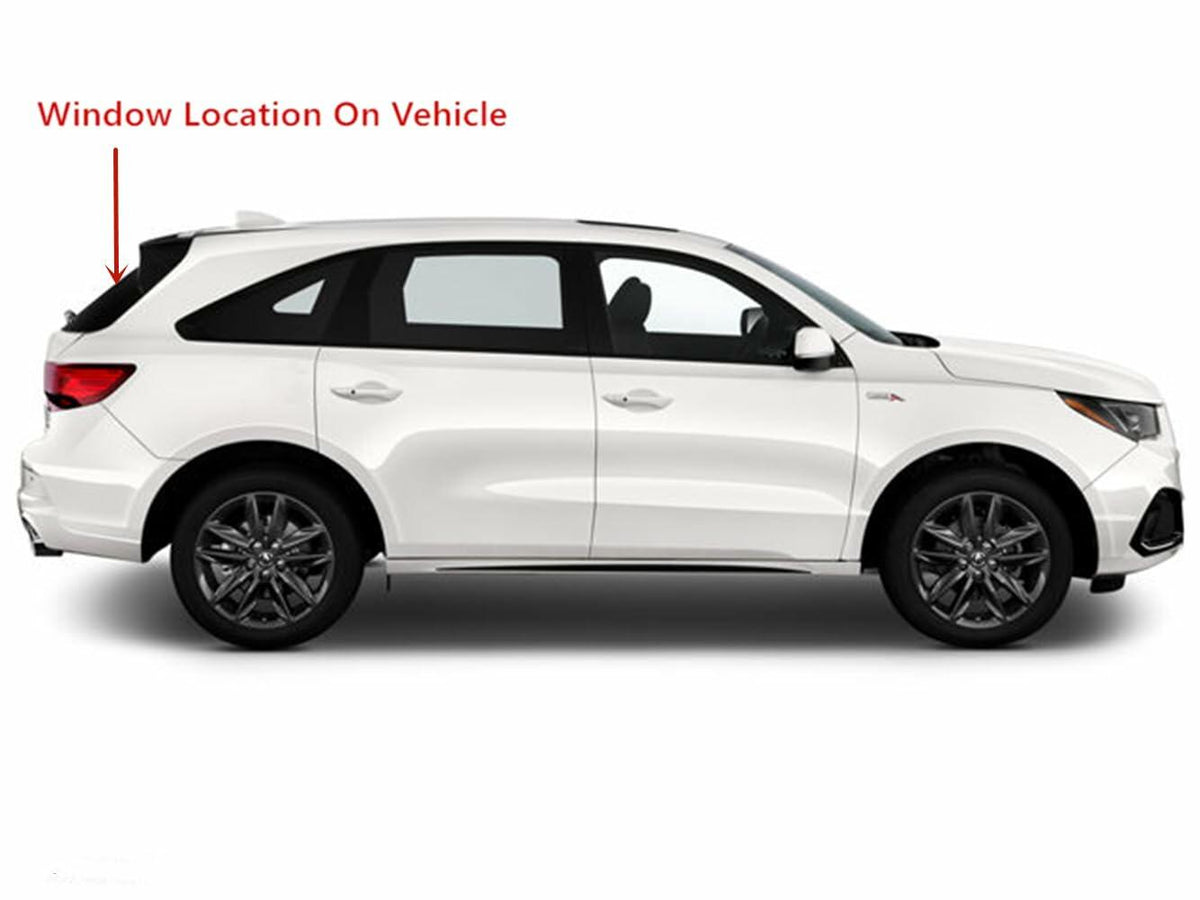 Heated Back Tailgate Window Back Glass Compatible with Acura MDX 2014-2020 Models