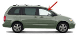 Passenger Right Side Front Door Window Door Glass Compatible with Mazda MPV 2000-2006 Models