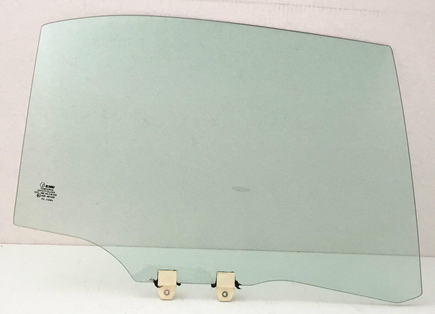 Passenger Right Side Rear Door Window Door Glass Compatible with Honda Civic 4 Door Sedan 2001-2005 Models