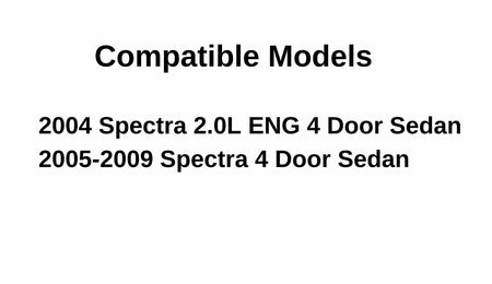 Heated Back Window Back Glass Compatible with Kia Spectra 2005-2009 / Spectra 2.0L 2004 4 Door Sedan Models