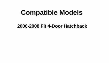 Passenger Right Side Rear Quarter Window Quarter Glass Compatible with Honda Fit 2006-2008 Models