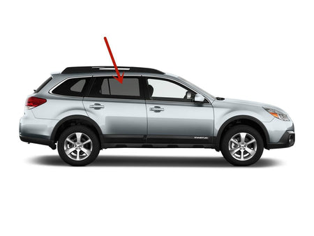 Factory Privacy Tinted Tempered Passenger Right Side Rear Door Window Door Glass Compatible with Subaru Outback 4 Door Wagon 2010-2014 Models