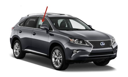 Passenger Right Side Front Door Window Door Glass Compatible with Lexus RX350 / RX450 2010-2015 Models