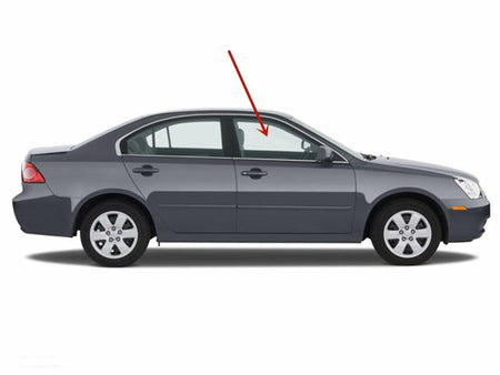 Passenger Right Side Front Door Window Door Glass Compatible with Kia Optima 2007-2010 Models (Also Fit 2006 Optima New Body Style)