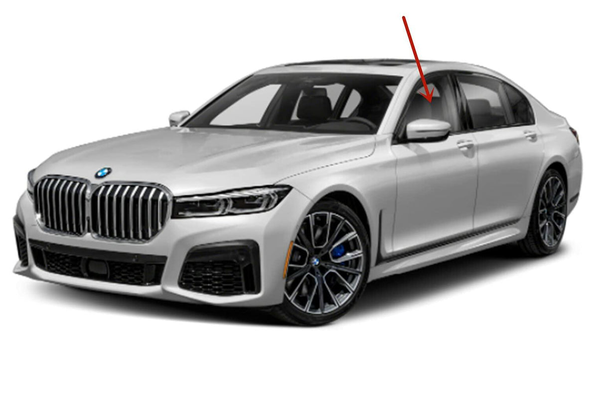 Tempered Driver Left Side Front Door Window Door Glass Compatible with BMW 740 740i 740e 745Le 745e 750 750i 750Li 760 2016-2022 Models