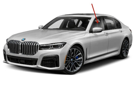 Tempered Driver Left Side Front Door Window Door Glass Compatible with BMW 740 740i 740e 745Le 745e 750 750i 750Li 760 2016-2022 Models