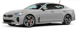 Driver Left Side Rear Door Window Door Glass Compatible with Kia Stinger 2018-2023 Models