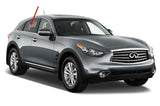 Passenger Right Side Rear Door Window Door Glass Compatible with Infiniti FX35 FX37 FX50 QX70 2009-2017 Models