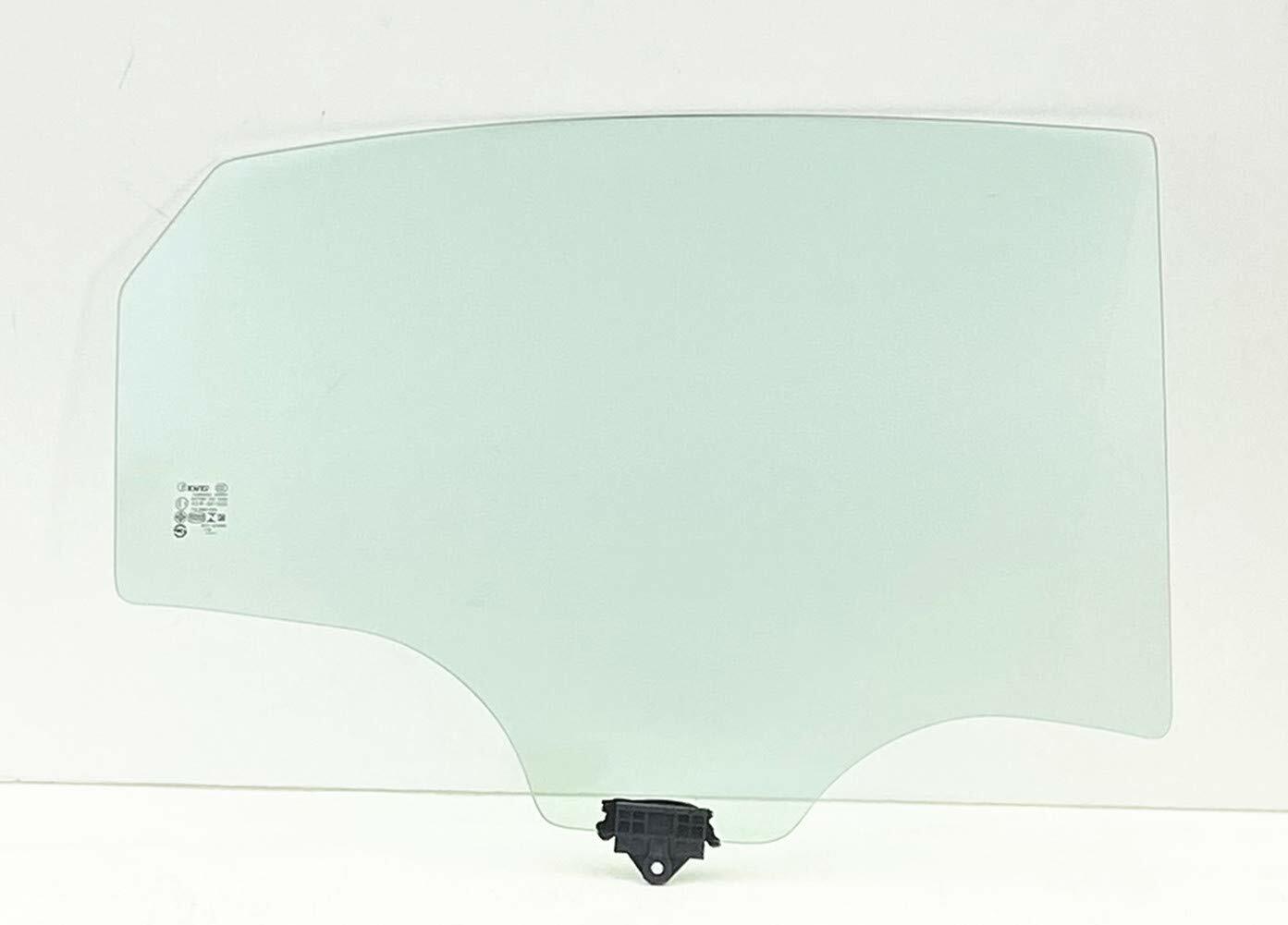 Passenger Right Side Rear Door Window Door Glass Compatible with Kia Forte 2019-2024 4-Door Sedan Models