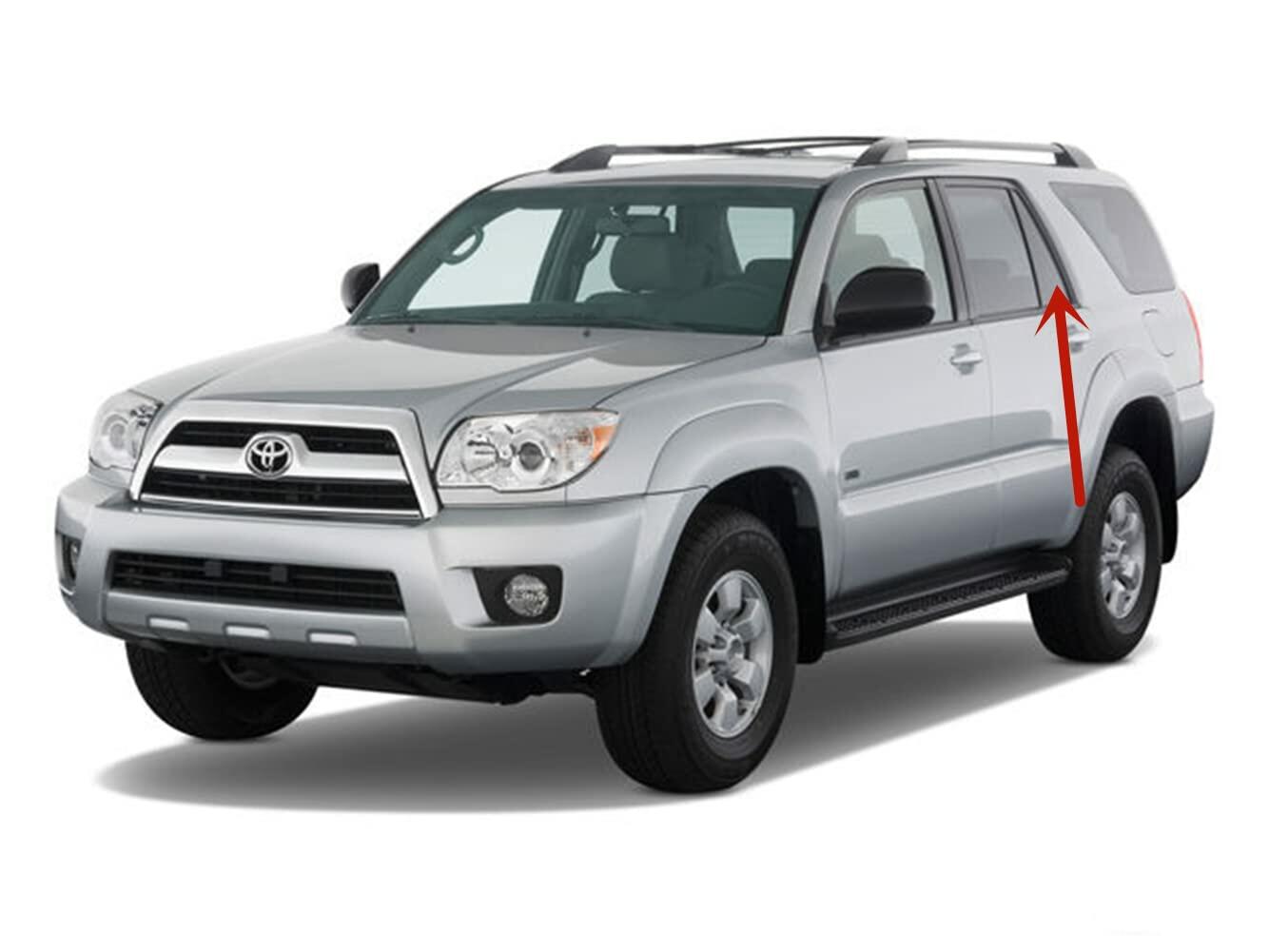 NAGD Privacy Driver Left Side Rear Vent Window Vent Glass for Toyota 4Runner 2003-2009 Models