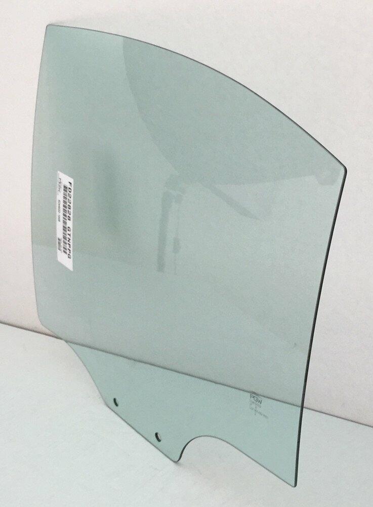 Driver Left Side Rear Door Window Door Glass Compatible with Hyundai Accent 4 Door Sedan 2006-2011 Models