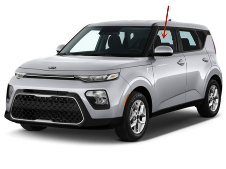 Driver Left Front Door Window Door Glass Compatible with Kia Soul 2020-2025 Models