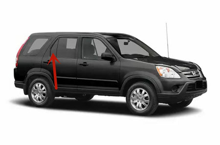 Passenger Right Side Rear Vent Window Vent Glass Compatible with Honda CR-V 2002-2006 Models