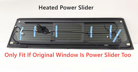 OEM Heated Power Style Back Slider Window Back Glass Compatible with Toyota Tacoma Pickup 2024-2026 Models