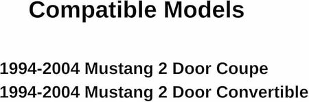 OEM Driver Left Side Front Door Window Door Glass Compatible with Ford Mustang 1994-2004 Models