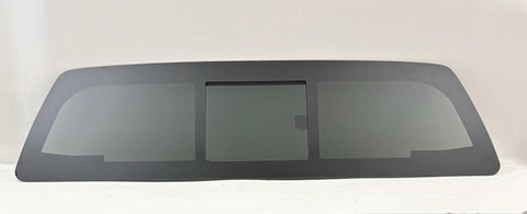 Manual Rear Back Slider Window Back Glass Compatible with Nissan Titan / Titan XD 2016-2025 Models
