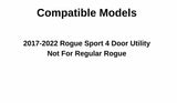 Driver Left Side Front Door Window Door Glass Compatible with Nissan Rogue Sport 2017-2022 Models (Not For Rogue)
