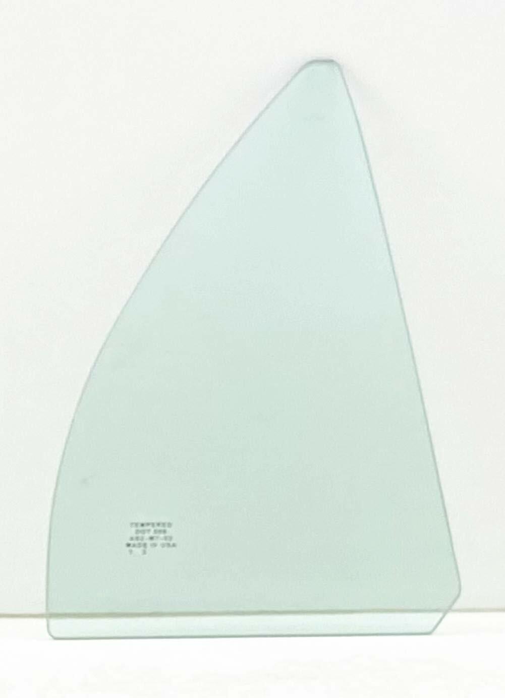 Passenger Right Side Rear Vent Window Vent Glass Compatible with Toyota Corolla/Chevrolet Prizm 4 Door Sedan 1998-2002 Models