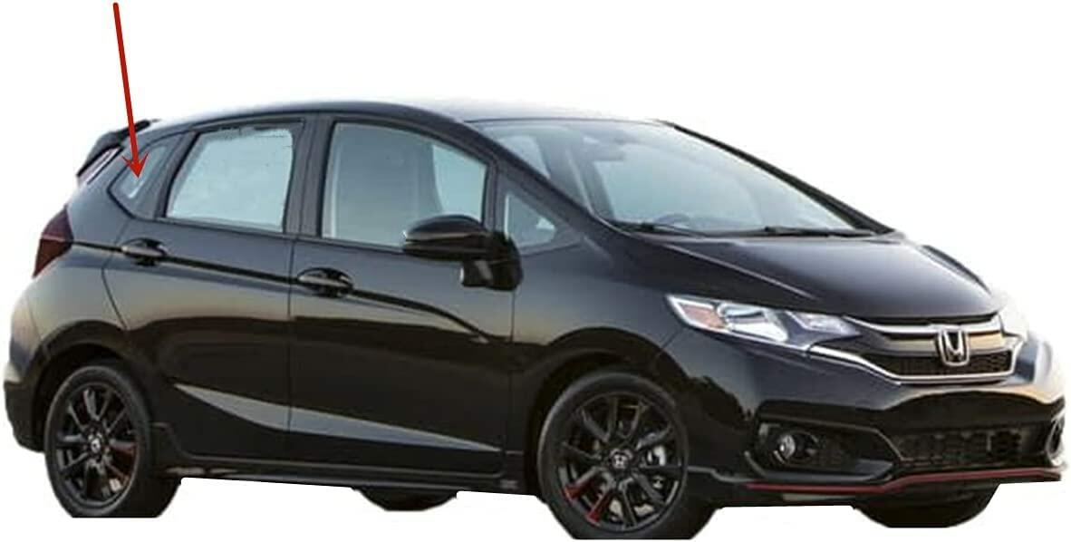 Passenger Right Side Quarter Window Quarter Glass Compatible with Honda Fit 2015-2020 Models
