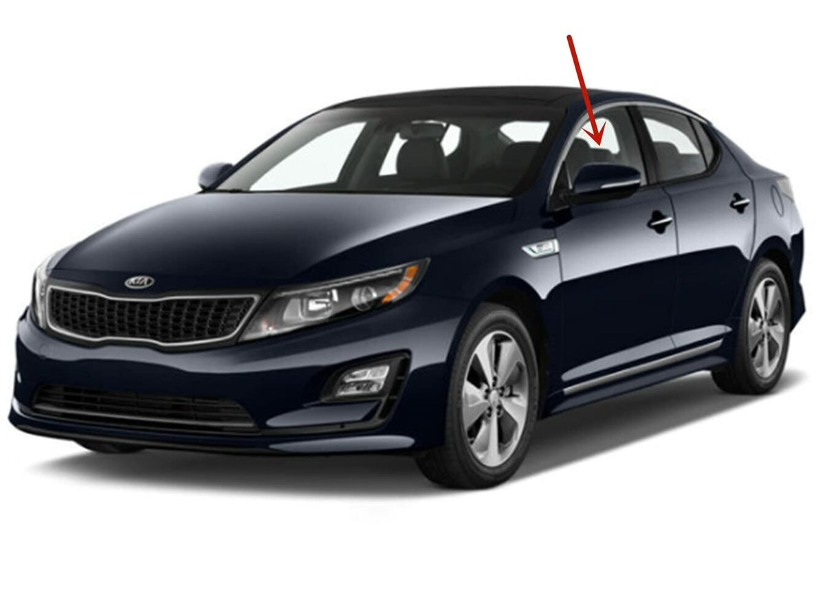 Tempered Driver Left Side Front Door Window Door Glass Compatible with Kia Optima 2011-2015 Models
