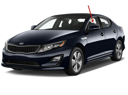 Tempered Driver Left Side Front Door Window Door Glass Compatible with Kia Optima 2011-2015 Models