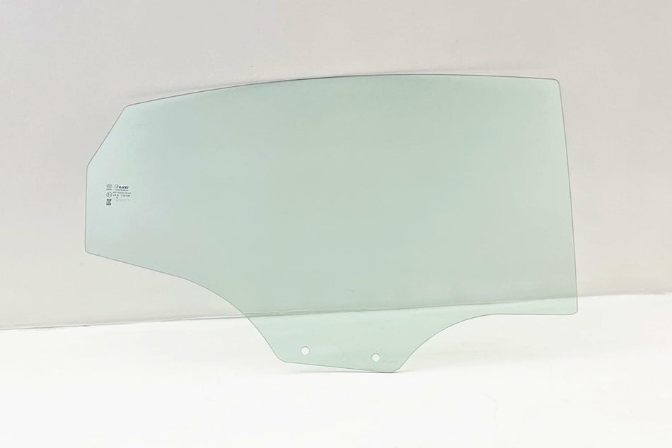 Tempered Passenger Right Side Rear Door Window Door Glass Compatible with Hyundai Accent 4 Door Sedan 2012-2017 Models