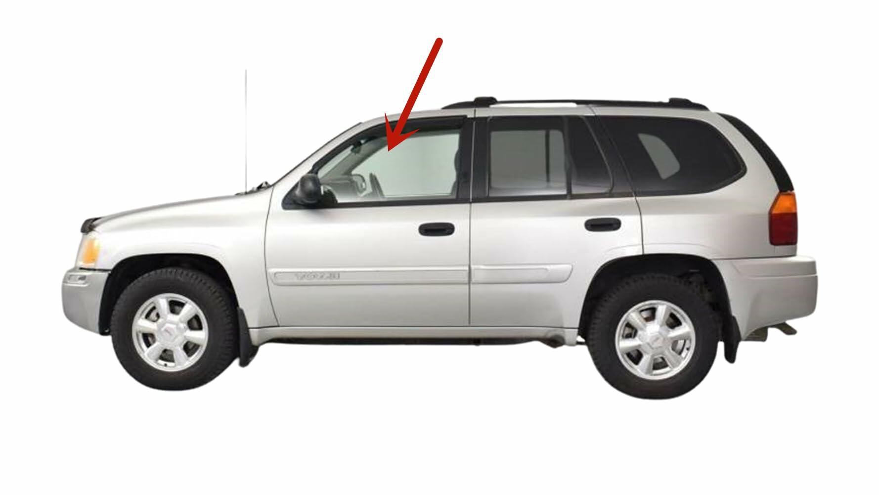 Laminated Driver Left Side Front Door Window Door Glass Compatible with Chevrolet Trailblazer SS 2006-2009/ GMC Envoy Denali & Envoy XL 2005-2009/ Saab 9-7x 2005-2009/ Buick Rainier 2004-2007 Models