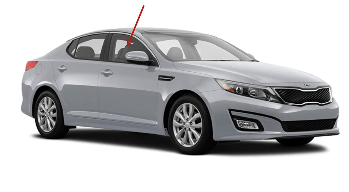 Passenger Right Side Front Door Window Door Glass Compatible with Kia Optima 4 Door Sedan 2016-2020 Models (Not For Optima Hybrid)