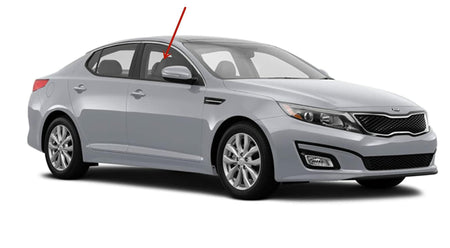 Passenger Right Side Front Door Window Door Glass Compatible with Kia Optima 4 Door Sedan 2016-2020 Models (Not For Optima Hybrid)