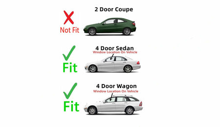 Driver Left Side Front Door Window Door Glass Compatible with Mercedes Benz C230 / C240 / C280/ C320 / C32 AMG / C350 / C55AMG 4 Door Sedan 2004-2007 Models