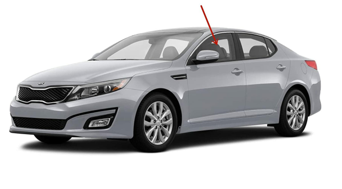 Driver Left Side Front Door Window Door Glass Compatible with Kia Optima 4 Door Sedan 2016-2020 Models (Not For Optima Hybrid)