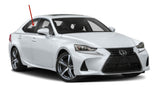 Passenger Right Side Rear Door Window Door Glass Compatible with Lexus IS250 / IS350 / IS300 / IS200t 4 Door Sedan 2014-2020 Models