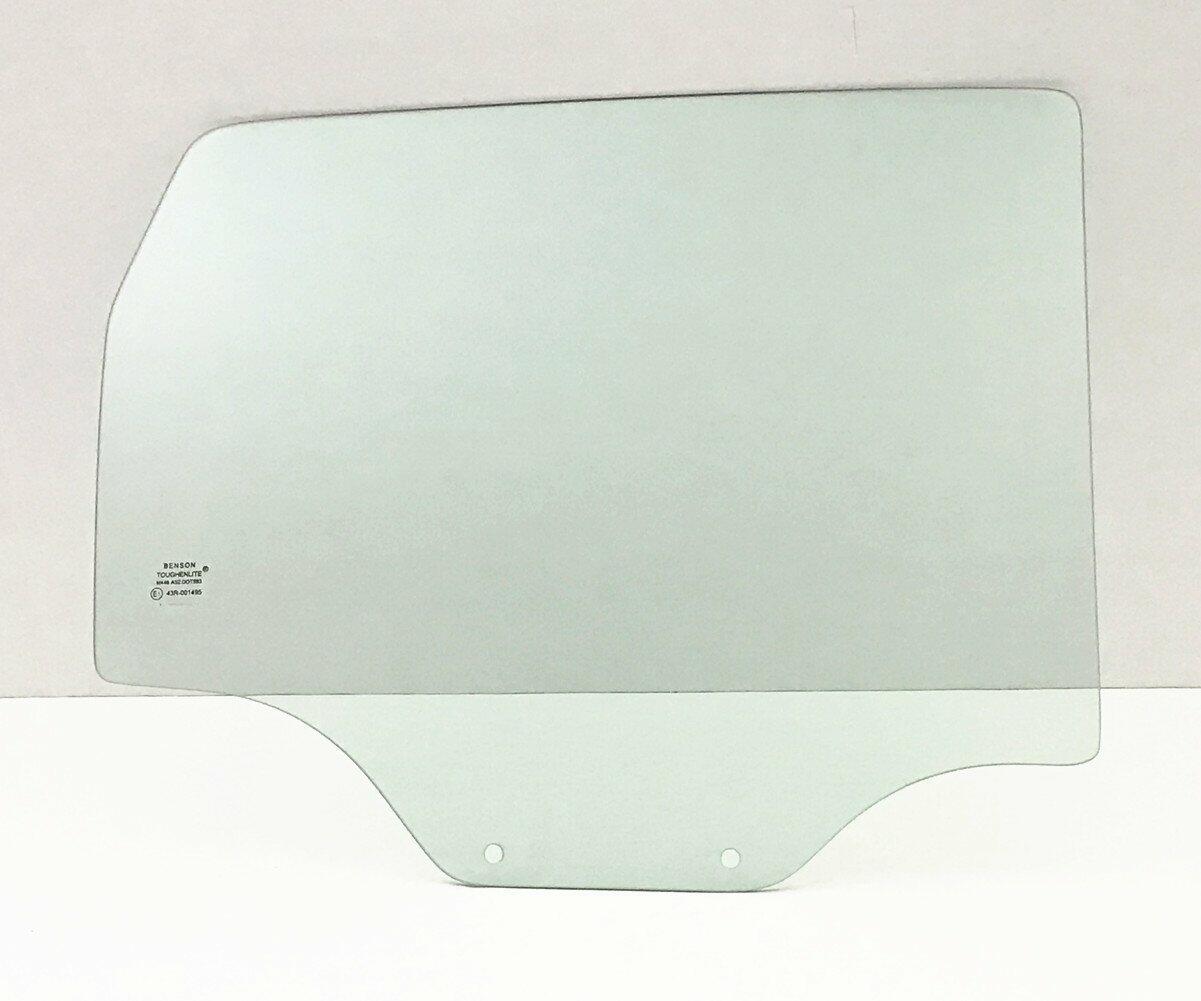 Passenger Right Side Rear Door Window Door Glass Compatible with Chevrolet Aveo 2004-2008 4 Door Hatchback Models