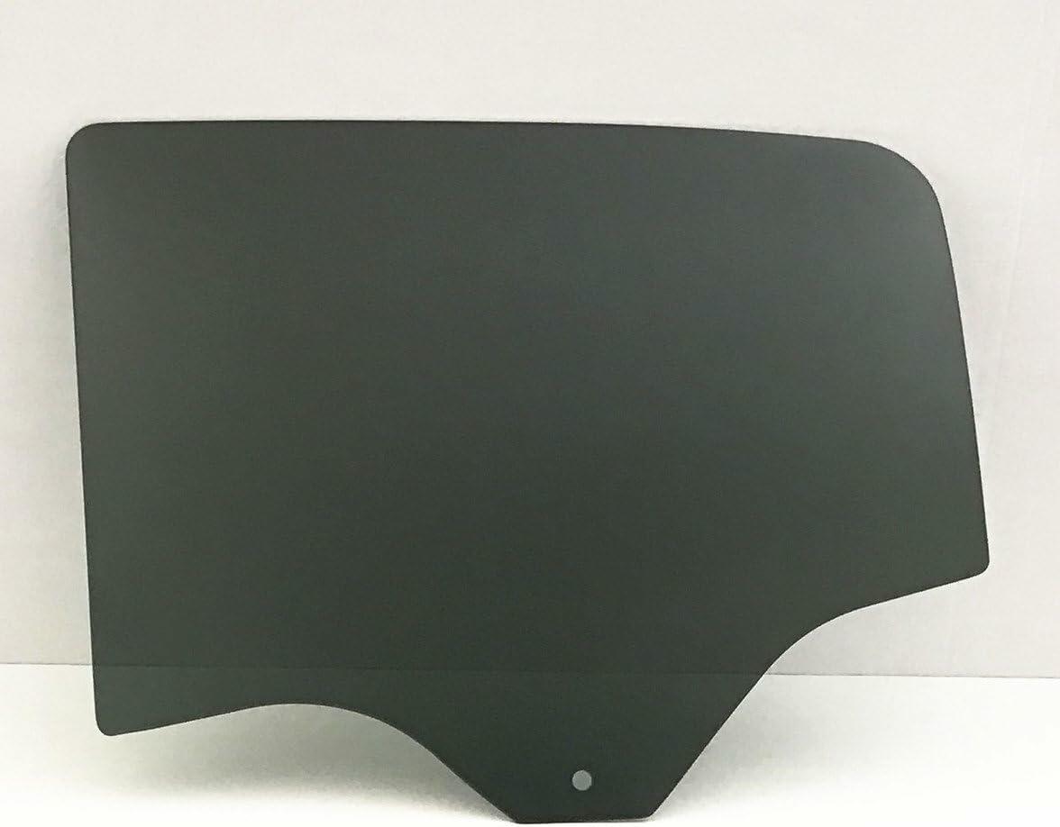 Tempered Driver Left Side Rear Door Window Door Glass Compatible with Chevrolet Colorado / GMC Canyon 2015-2022 4-Door Crew Cab Models