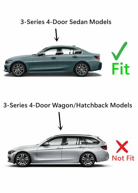 Tempered Driver Left Side Front Door Window Door Glass Compatible with BMW 3-Series 320i 330i 330e 4-Door Sedan 2019-2025 Models