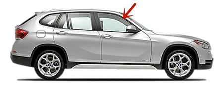 Passenger Right Side Front Door Window Door Glass Compatible with BMW X1 2011-2015 Models