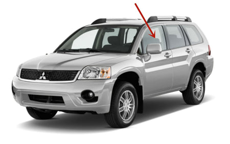 Driver Left Side Front Door Window Door Glass Compatible with Mitsubishi Endeavor 2004-2011 Models