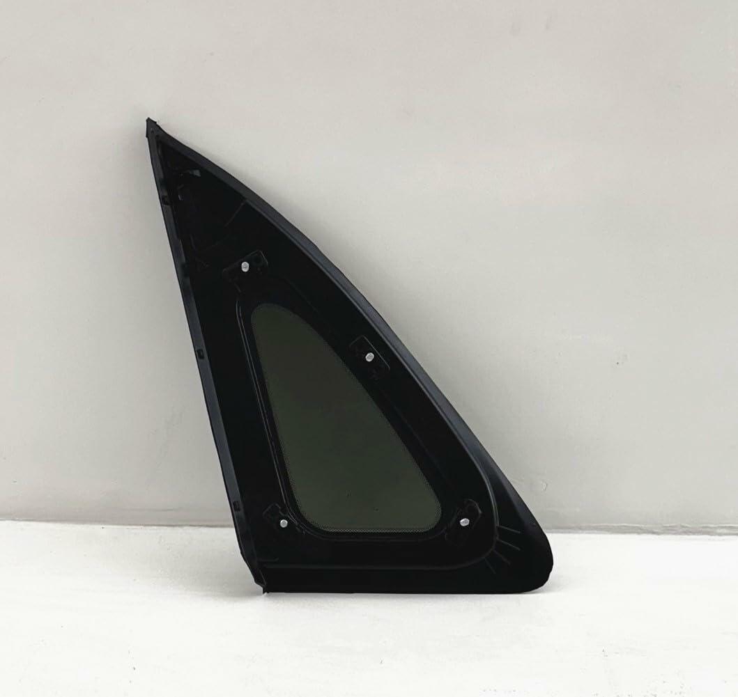 Tempered Passenger Right Side Rear Quarter Window Quarter Glass Compatible with Hyundai Kona / Kona N / Kona Electric 2018-2023 Models