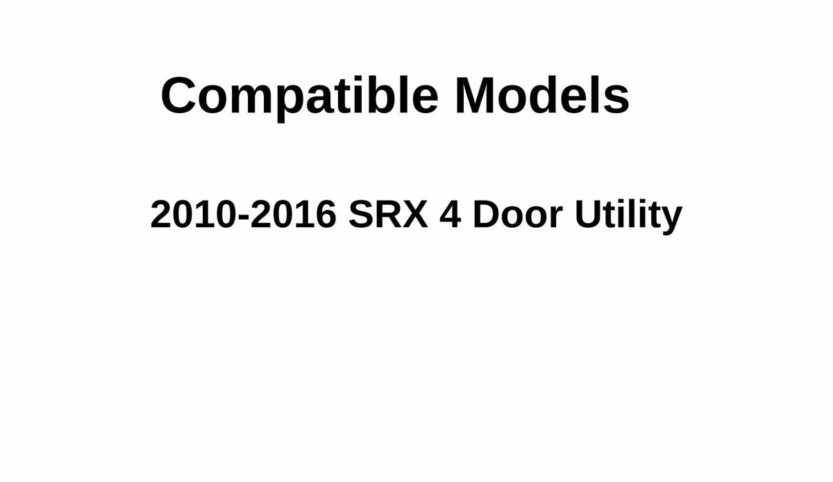 OEM Passenger Right Side Quarter Glass Quarter Window Compatible with Cadillac SRX 2010-2016 Models
