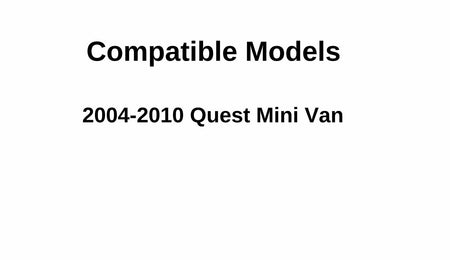 Driver Left Right Side Rear Sliding Cargo Door Window Door Glass Compatible with Nissan Quest 2004-2010 Models