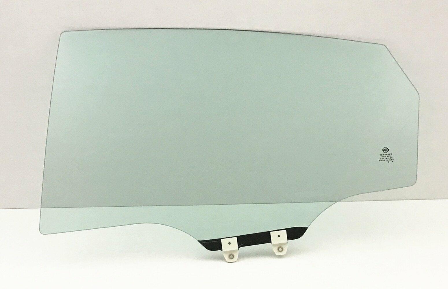 Driver Left Side Rear Door Window Door Glass Compatible with Honda Civic 2016-2021 / Insight 2019-2022 4 Door Sedan Models