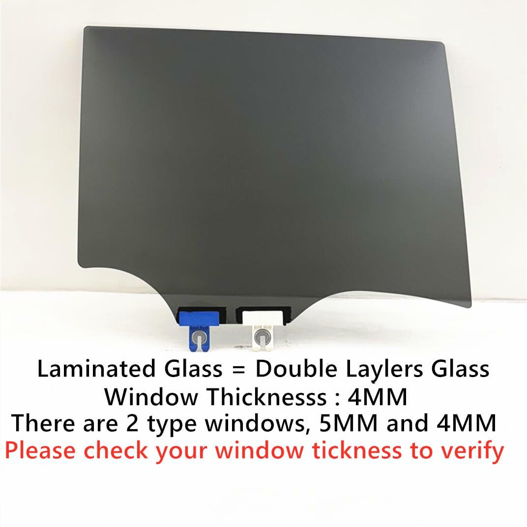 4MM Laminated Privacy Passenger Right Side Rear Door Window Door Glass Compatible with Jeep Grand Cherokee L 2021-2026 Models