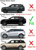 Tempered Driver Left Side Rear Door Window Door Glass Compatible with Land Rover Range Rover Velar 2018-2025 Models