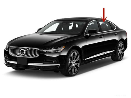 Tempered Driver Left Side Rear Door Window Door Glass Compatible with Volvo S90 2017-2025 Models