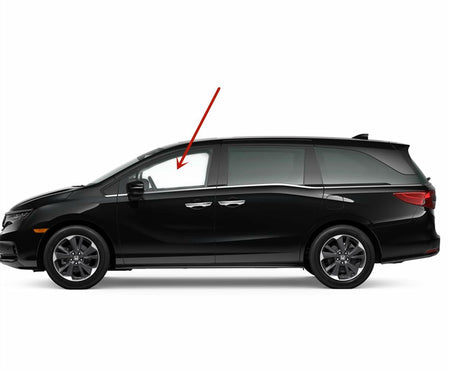 Tempered Driver Left Side Front Door Window Door Glass Compatible with Honda Odyssey 2018-2025 Models