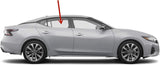 Passenger Right Side Rear Door Window Door Glass Compatible with Nissan Maxima 2016-2018 Model