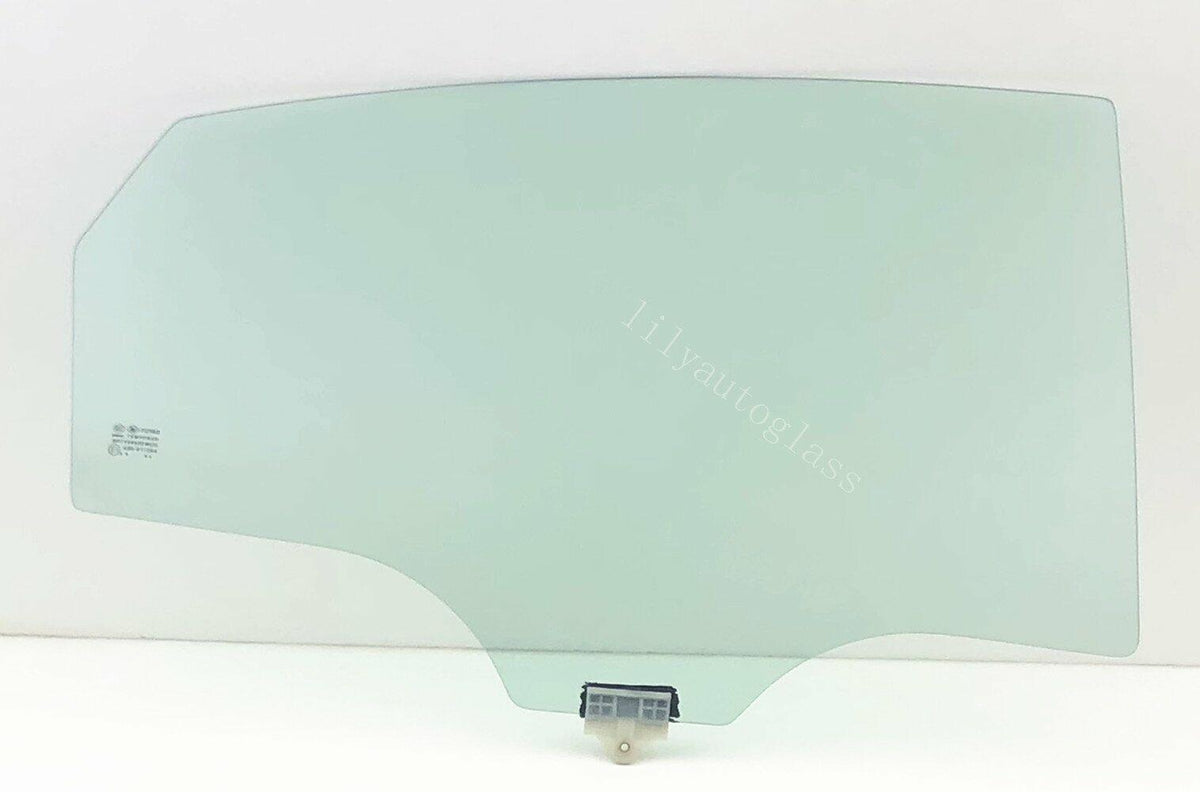 Passenger Right Side Rear Door Window Door Glass Compatible with Hyundai Sonata Plug-in / Sonata Hybrid 2016-2019 Models