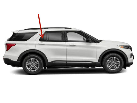 OE Privacy Passenger Right Side Rear Vent Window Vent Glass Compatible with Ford Explorer 2020-2026 Models